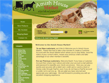 Tablet Screenshot of amishhousemarket.com